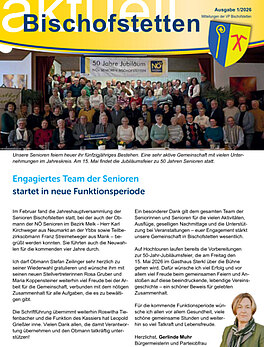 VP Bischofstetten Erste Ausgabe 2026