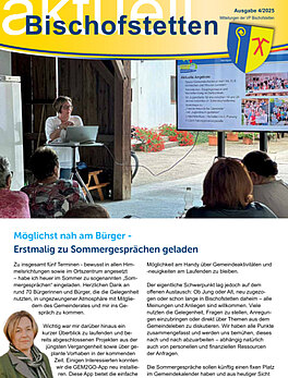 GPZ Volkspartei Bischofstetten Vierte Ausgabe 2025